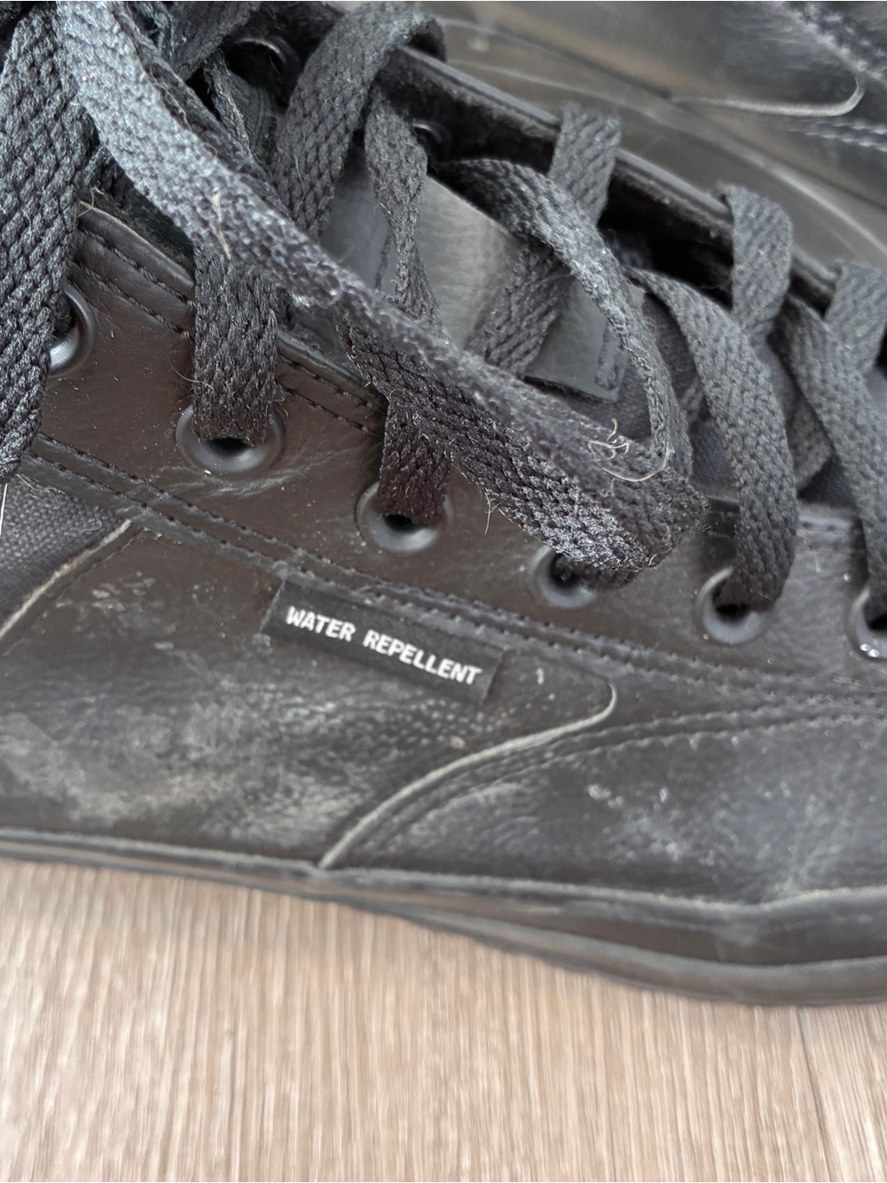 Converse Black High-Top Leather Sneakers - Picture 2 of 7
